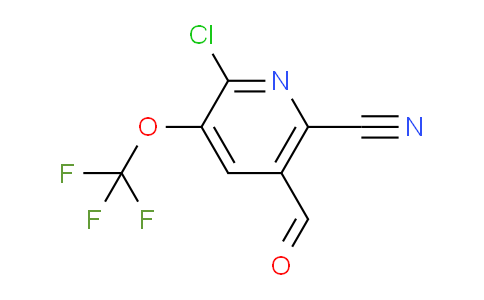 AM181764 | 1804635-17-3 | 2-Chloro-6-cyano-3-(trifluoromethoxy)pyridine-5-carboxaldehyde