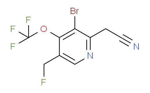 AM181774 | 1803960-18-0 | 3-Bromo-5-(fluoromethyl)-4-(trifluoromethoxy)pyridine-2-acetonitrile