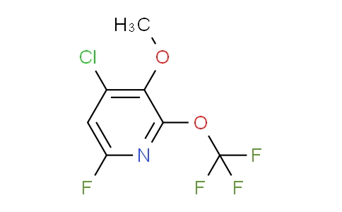 4-Chloro-6-fluoro-3-methoxy-2-(trifluoromethoxy)pyridine