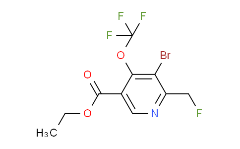 AM181842 | 1806131-56-5 | Ethyl 3-bromo-2-(fluoromethyl)-4-(trifluoromethoxy)pyridine-5-carboxylate