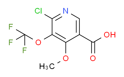 2-Chloro-4-methoxy-3-(trifluoromethoxy)pyridine-5-carboxylic acid