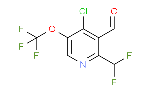 AM181847 | 1805941-67-6 | 4-Chloro-2-(difluoromethyl)-5-(trifluoromethoxy)pyridine-3-carboxaldehyde