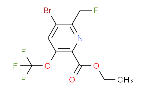 AM181849 | 1806225-34-2 | Ethyl 3-bromo-2-(fluoromethyl)-5-(trifluoromethoxy)pyridine-6-carboxylate