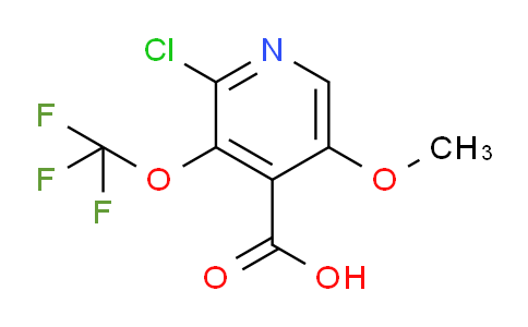 2-Chloro-5-methoxy-3-(trifluoromethoxy)pyridine-4-carboxylic acid