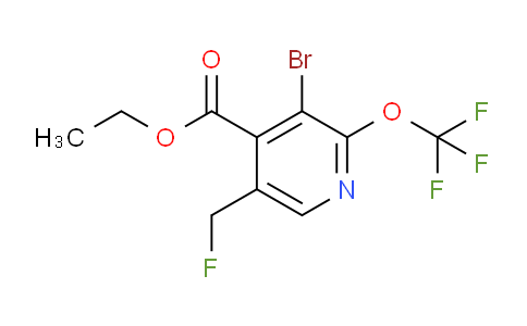 AM181859 | 1803929-55-6 | Ethyl 3-bromo-5-(fluoromethyl)-2-(trifluoromethoxy)pyridine-4-carboxylate