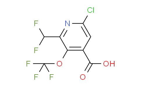 AM181877 | 1806101-35-8 | 6-Chloro-2-(difluoromethyl)-3-(trifluoromethoxy)pyridine-4-carboxylic acid