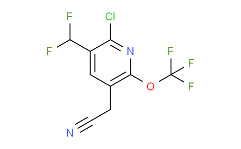 AM181930 | 1806147-05-6 | 2-Chloro-3-(difluoromethyl)-6-(trifluoromethoxy)pyridine-5-acetonitrile