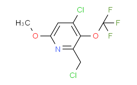 4-Chloro-2-(chloromethyl)-6-methoxy-3-(trifluoromethoxy)pyridine