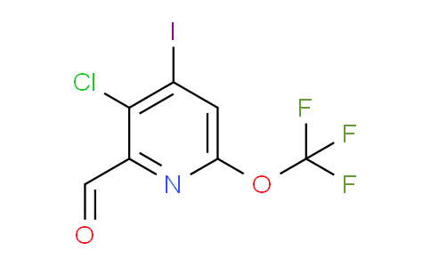 3-Chloro-4-iodo-6-(trifluoromethoxy)pyridine-2-carboxaldehyde