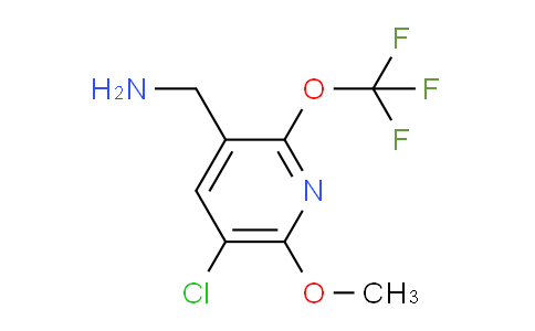 3-(Aminomethyl)-5-chloro-6-methoxy-2-(trifluoromethoxy)pyridine