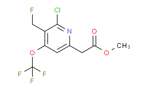 AM181986 | 1806144-27-3 | Methyl 2-chloro-3-(fluoromethyl)-4-(trifluoromethoxy)pyridine-6-acetate