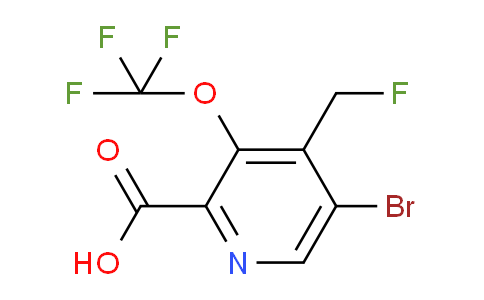 AM181993 | 1803528-77-9 | 5-Bromo-4-(fluoromethyl)-3-(trifluoromethoxy)pyridine-2-carboxylic acid