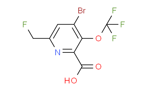AM182000 | 1804573-68-9 | 4-Bromo-6-(fluoromethyl)-3-(trifluoromethoxy)pyridine-2-carboxylic acid