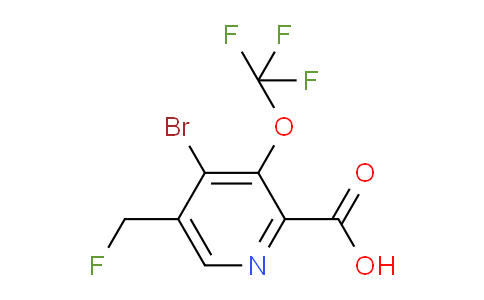 AM182004 | 1804602-65-0 | 4-Bromo-5-(fluoromethyl)-3-(trifluoromethoxy)pyridine-2-carboxylic acid