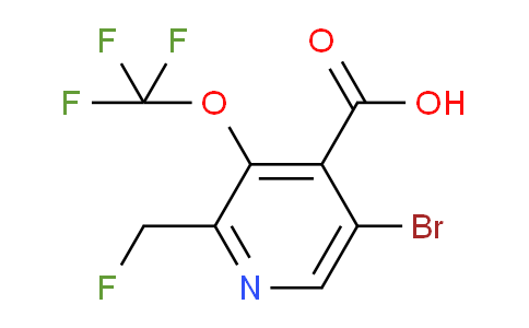 AM182005 | 1804658-12-5 | 5-Bromo-2-(fluoromethyl)-3-(trifluoromethoxy)pyridine-4-carboxylic acid