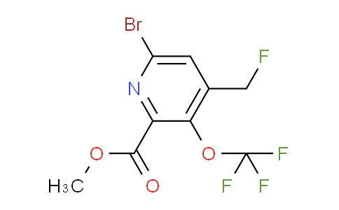 AM182017 | 1806091-91-7 | Methyl 6-bromo-4-(fluoromethyl)-3-(trifluoromethoxy)pyridine-2-carboxylate
