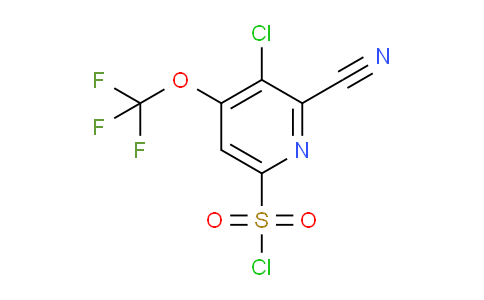 AM182027 | 1803686-29-4 | 3-Chloro-2-cyano-4-(trifluoromethoxy)pyridine-6-sulfonyl chloride