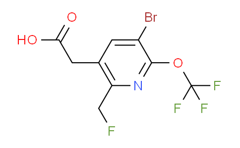 AM182034 | 1804638-37-6 | 3-Bromo-6-(fluoromethyl)-2-(trifluoromethoxy)pyridine-5-acetic acid