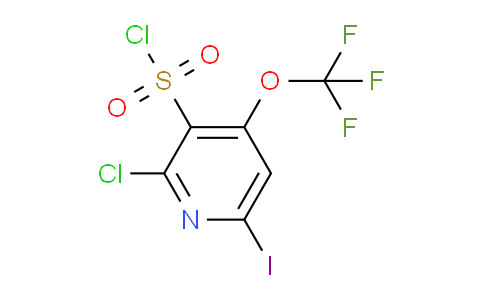 2-Chloro-6-iodo-4-(trifluoromethoxy)pyridine-3-sulfonyl chloride