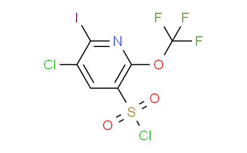 3-Chloro-2-iodo-6-(trifluoromethoxy)pyridine-5-sulfonyl chloride