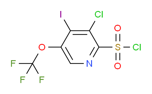 3-Chloro-4-iodo-5-(trifluoromethoxy)pyridine-2-sulfonyl chloride