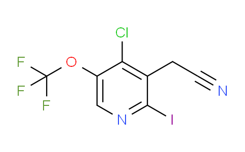 4-Chloro-2-iodo-5-(trifluoromethoxy)pyridine-3-acetonitrile