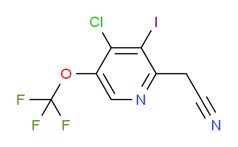 4-Chloro-3-iodo-5-(trifluoromethoxy)pyridine-2-acetonitrile