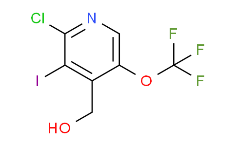 2-Chloro-3-iodo-5-(trifluoromethoxy)pyridine-4-methanol