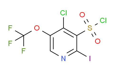 4-Chloro-2-iodo-5-(trifluoromethoxy)pyridine-3-sulfonyl chloride