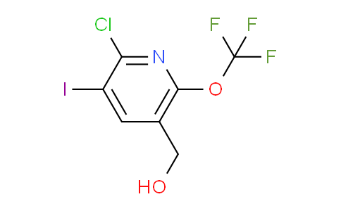 2-Chloro-3-iodo-6-(trifluoromethoxy)pyridine-5-methanol