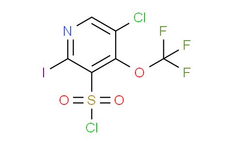 5-Chloro-2-iodo-4-(trifluoromethoxy)pyridine-3-sulfonyl chloride