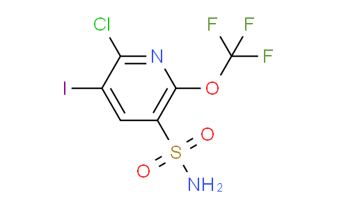 2-Chloro-3-iodo-6-(trifluoromethoxy)pyridine-5-sulfonamide