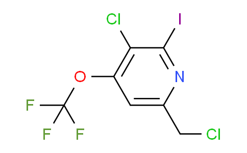 AM182082 | 1806107-39-0 | 3-Chloro-6-(chloromethyl)-2-iodo-4-(trifluoromethoxy)pyridine