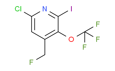 6-Chloro-4-(fluoromethyl)-2-iodo-3-(trifluoromethoxy)pyridine