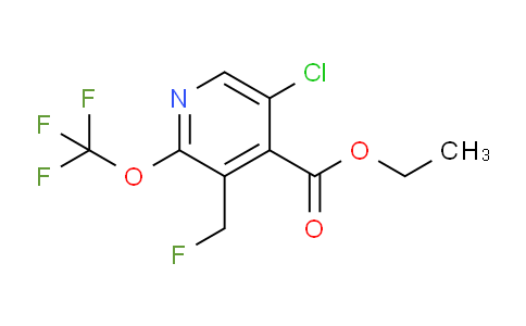 Ethyl 5-chloro-3-(fluoromethyl)-2-(trifluoromethoxy)pyridine-4-carboxylate