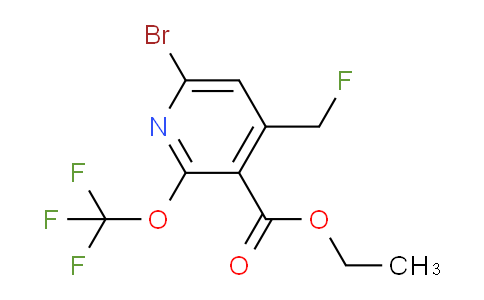 AM182096 | 1803929-37-4 | Ethyl 6-bromo-4-(fluoromethyl)-2-(trifluoromethoxy)pyridine-3-carboxylate