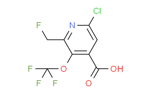 AM182099 | 1806201-59-1 | 6-Chloro-2-(fluoromethyl)-3-(trifluoromethoxy)pyridine-4-carboxylic acid