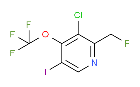 3-Chloro-2-(fluoromethyl)-5-iodo-4-(trifluoromethoxy)pyridine