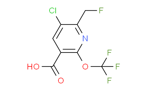 AM182103 | 1804323-69-0 | 3-Chloro-2-(fluoromethyl)-6-(trifluoromethoxy)pyridine-5-carboxylic acid