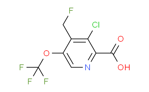 AM182106 | 1804325-36-7 | 3-Chloro-4-(fluoromethyl)-5-(trifluoromethoxy)pyridine-2-carboxylic acid
