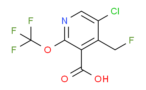 AM182107 | 1804791-84-1 | 5-Chloro-4-(fluoromethyl)-2-(trifluoromethoxy)pyridine-3-carboxylic acid