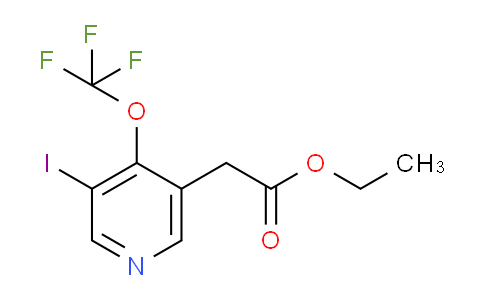Ethyl 3-iodo-4-(trifluoromethoxy)pyridine-5-acetate