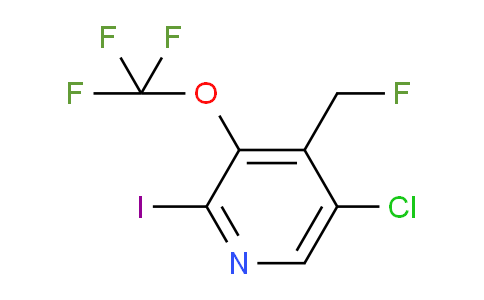 5-Chloro-4-(fluoromethyl)-2-iodo-3-(trifluoromethoxy)pyridine