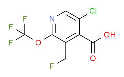 5-Chloro-3-(fluoromethyl)-2-(trifluoromethoxy)pyridine-4-carboxylic acid