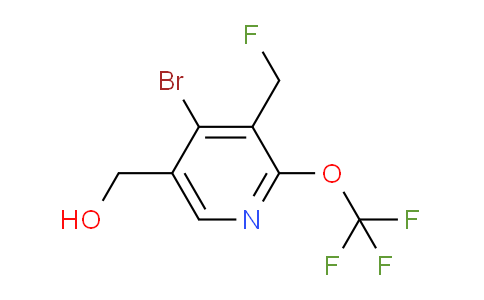 AM182122 | 1803928-48-4 | 4-Bromo-3-(fluoromethyl)-2-(trifluoromethoxy)pyridine-5-methanol