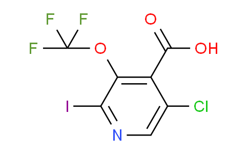 5-Chloro-2-iodo-3-(trifluoromethoxy)pyridine-4-carboxylic acid