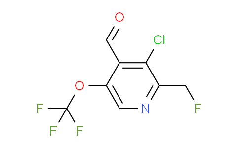 AM182147 | 1803700-73-3 | 3-Chloro-2-(fluoromethyl)-5-(trifluoromethoxy)pyridine-4-carboxaldehyde