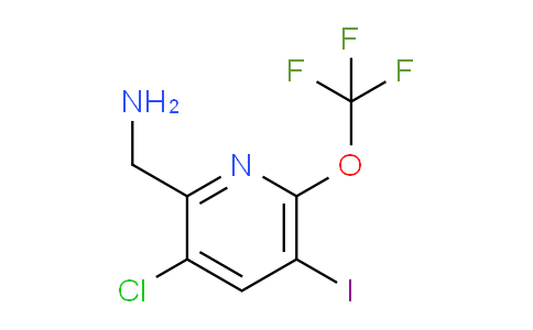 2-(Aminomethyl)-3-chloro-5-iodo-6-(trifluoromethoxy)pyridine