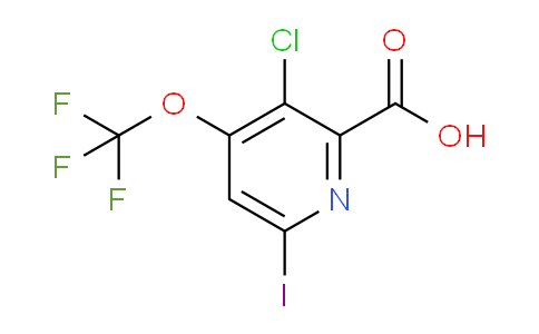 3-Chloro-6-iodo-4-(trifluoromethoxy)pyridine-2-carboxylic acid