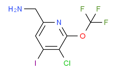 6-(Aminomethyl)-3-chloro-4-iodo-2-(trifluoromethoxy)pyridine